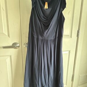 Elegant Navy Blue Dress
